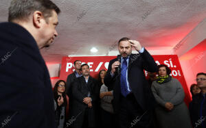 José Luis Ábalos, ministro de Transportes, Movilidad y Agenda Urbana, y el de...