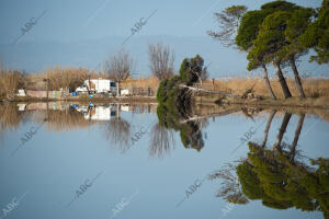 El delta del Ebro después del temporal Gloria