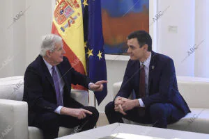Pedro Sánchez se Reúne con Michel Barnier