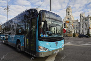 Inauguración de la Línea «cero» de la EMT que cubre el trayecto entre Atocha y...