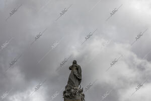 En la imagen, la Inmaculada Concepción de la plaza del Triunfo
