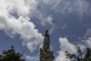 En la imagen, la Inmaculada Concepción de la plaza del Triunfo