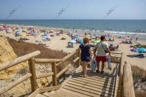 Almonte (Huelva), 18/07/2020. Playa de cuesta Maneli