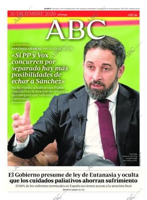 ABC MADRID 20-12-2020