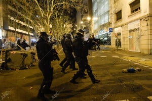 Manifestación a favor del rapero Pablo Hasel