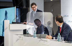 Rueda de prensa de José Ignacio Goirigolzarri y Gonzalo Gortázar