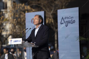 Inicio de la campaña electoral del PP para las elecciones del 4 de mayo, con...