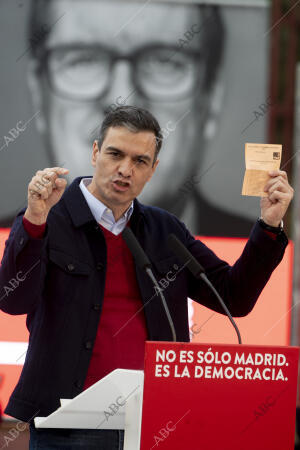 Cierre de campaña del PSOE a las elecciones a la Comunidad de Madrid del 4 M....