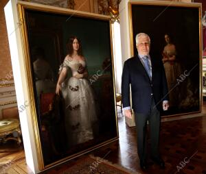 El Duque de Alba durante la presentación de la exposición de 'Eugenia...
