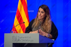Rueda de prensa de la portavoz del Gobierno de la Generalitat, Patricia Plaja