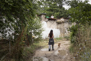 Pueblo medieval habitado y mantenido por okupas