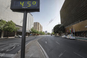 En la imagen, la avenida Luis de Morales