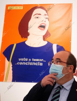 El ministro de Cultura, Miquel Iceta, inaugura la nueva reordenación del Reina...