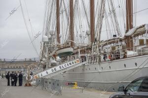 Reportaje del barco Juan Sebastián de Elcano en el puerto de Barcelona