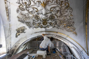 Restauración de los frescos de la Parroquia de la Magdalena