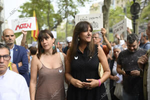 Protestas y homenaje en el quinto aniversario de los atentados en Barcelona y...