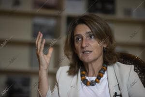 Entrevista con Teresa Ribera, vicepresidenta tercera y ministra para la...