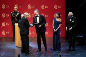 Sus Majestados los Reyes presiden el acto de celebración del 175 aniversario del...