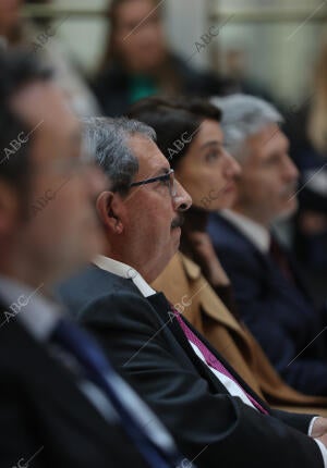 La vicepresidenta Yolanda Díaz, junto a la ministra de Justicia Pilar Llop y el...