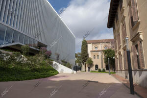 Vista general del superordenador MareNostrum 4, instalado en la capilla de Torre...