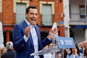 Mitin preelectoral del PP con Isabel Díaz Ayuso, Moreno Bonilla, la candidata a...