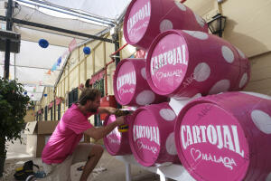 Montaje y Preparativos en el real de la Feria