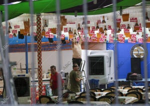 Montaje y Preparativos en el real de la Feria