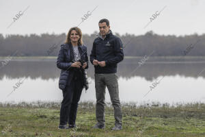 Visita al Parque de Doñana del presidente de la Junta de Andalucía, Juanma...