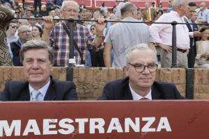 En la imagen, Cayetano Martínez de Irujo y Salvador Linares