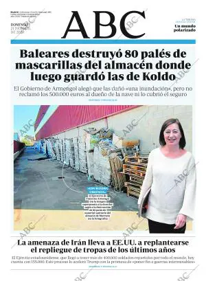 ABC MADRID 21-04-2024 página 1