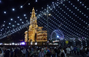 Inauguración de alumbrado y fuegos artificiales de la Feria de Nuestra Señora de...