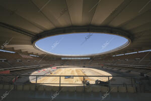 Obras en el estadio la cartuja para ampliar el Aforo