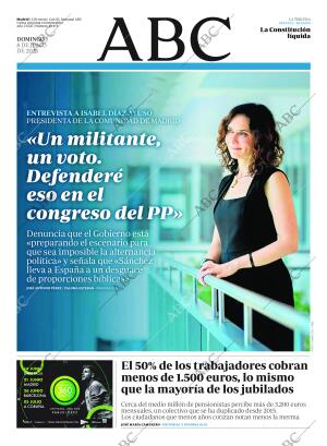 ABC MADRID 08-06-2025 página 1