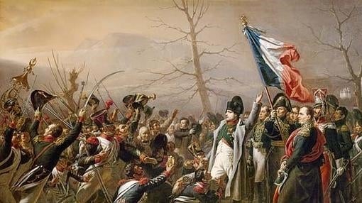 Napoleón en Waterloo