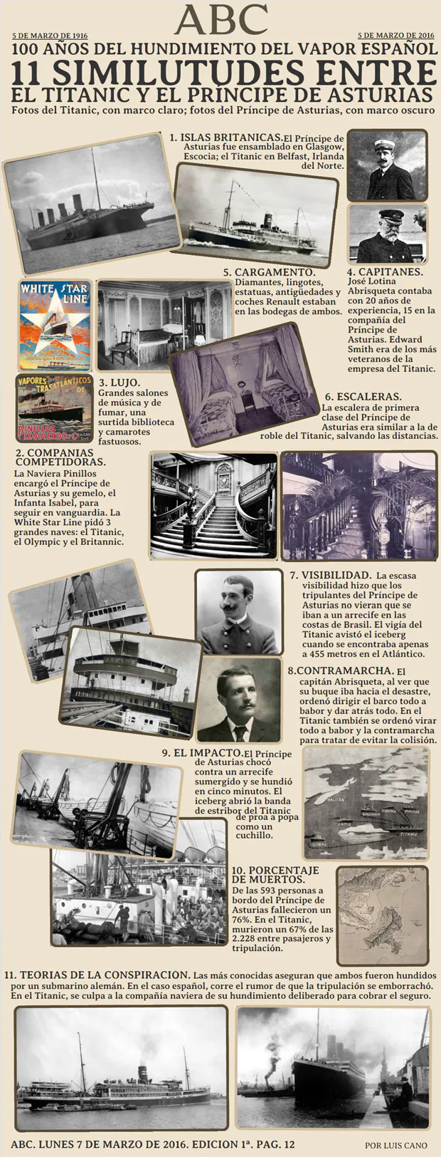 El misterio del «Titanic español», el vapor que se hundió por una borrachera