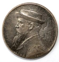 Moneda con el retrato de Angelo Marian