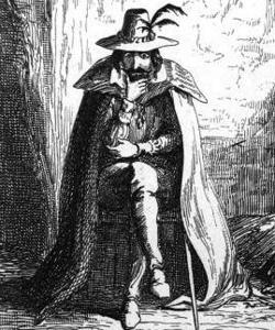 Guy Fawkes en una ilustración de George Cruikshank