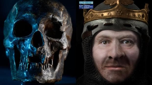 Reconstruyen la cara de Robert Bruce, el rey de Escocia que completó la obra de William Wallace