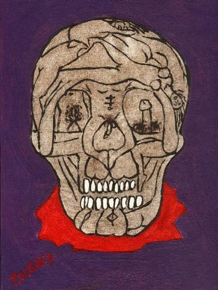 Uno de los cuadros realizados por Gacy durante su estancia en prisión