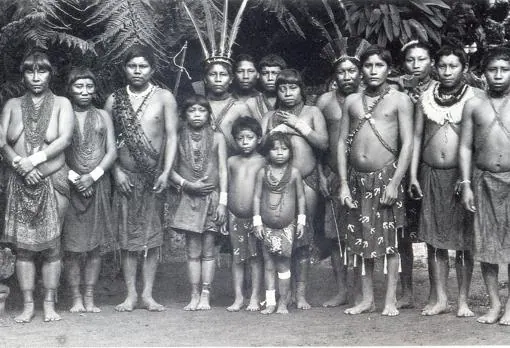 Indígenas americanos en el Jardin d'aclimatation de París 1892