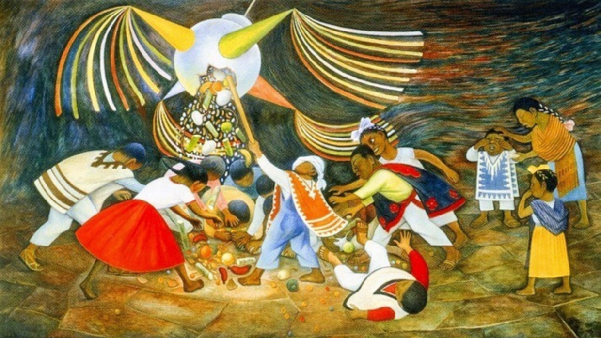 La piñata de Diego Rivera