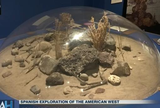 Algunas piezas españolas en el museo de Grand Junction, en un reportaje de TV