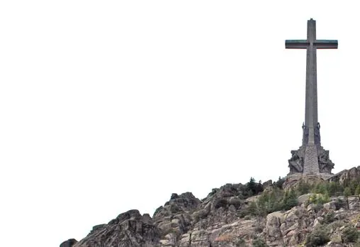 Imagen actual de la cruz del Valle de los Caídos