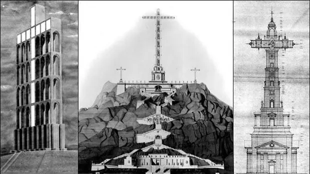 Así se erigió la cruz del Valle de los Caídos, según su arquitecto