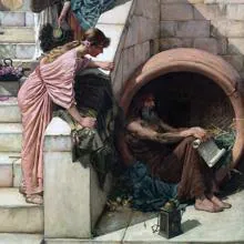 Diógenes (1882), John William Waterhouse