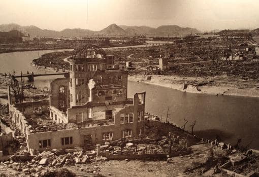 Hiroshima (Japón) tras la bomba atómica