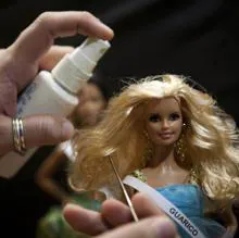 Foto de archivo durante el concurso Miss Barbie Universe