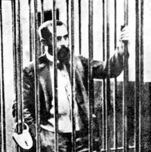 Sabino Arana, en su estancia en la prisión de Larrinaga