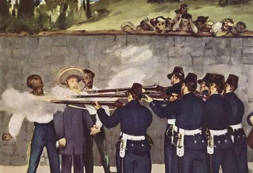 «Ejecución del Emperador Maximiliano de México», Manet