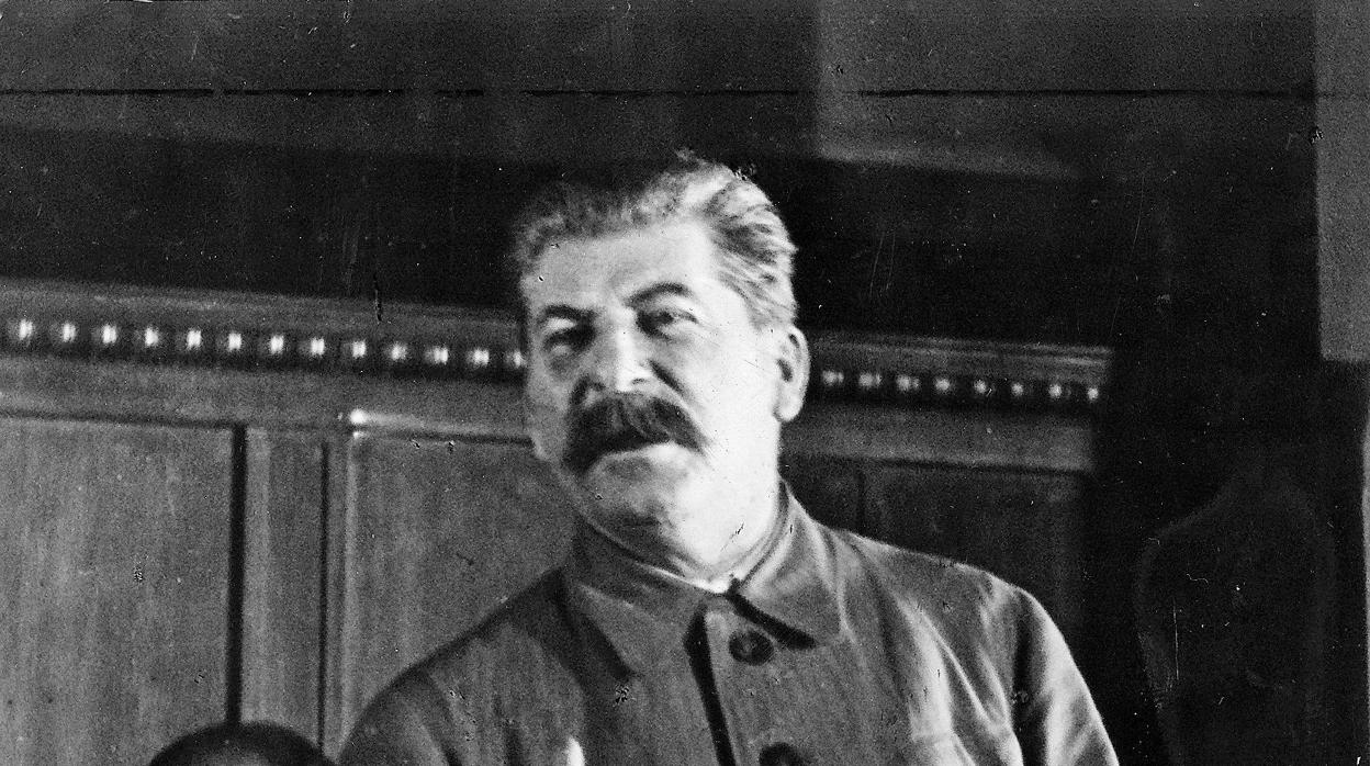 Stalin, durante uno de sus discursos, en 1939